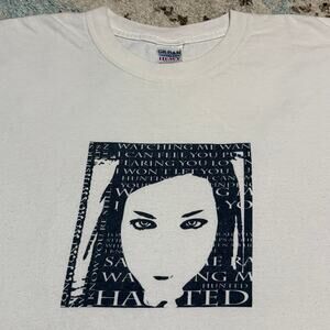 Vintage 2003 Evanescence Fallen Haunted Shirt Size XL Amy Lee Metal Band Tee
